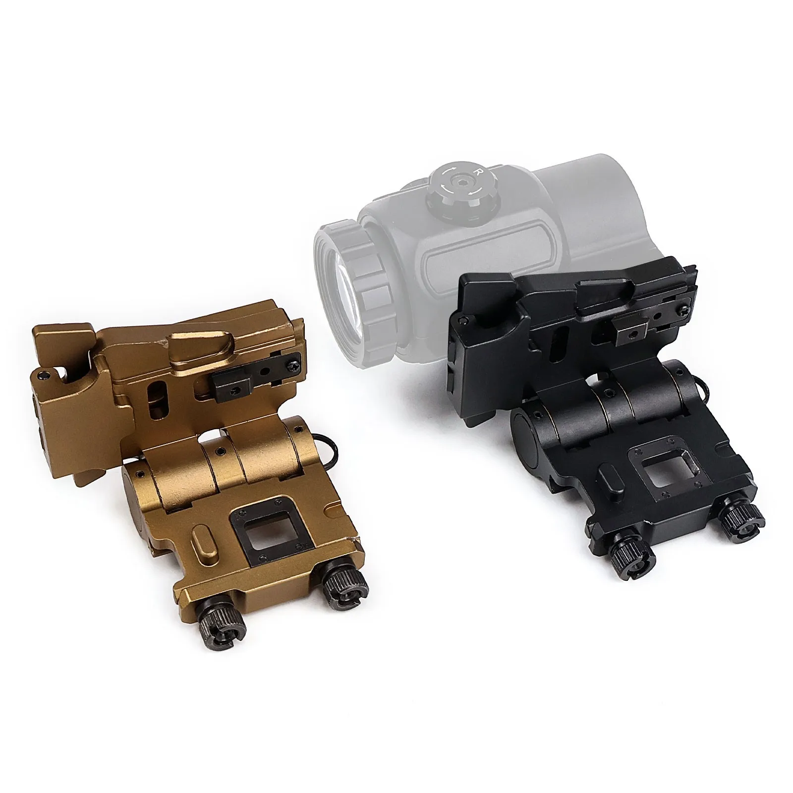 SOTAC GEAR Metal Flip-To-Side Flip Mount Quick Release Magnifier Flip Mount For G33 G43 Magnifier 6