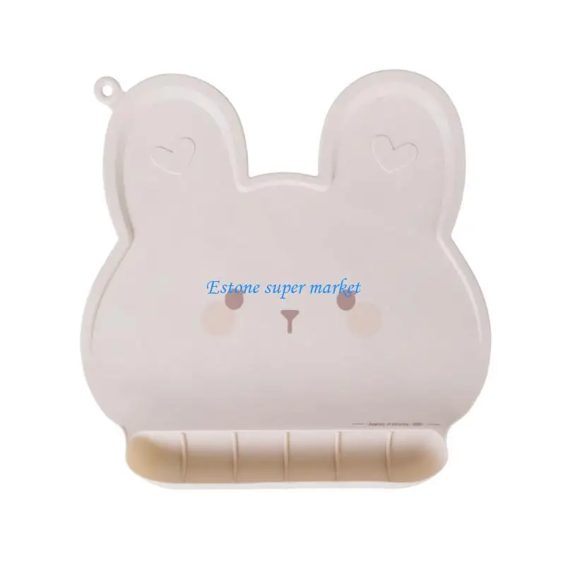 090B Silicone Rabbit Tablemat Placemat Travel Dinner Placemat Reusable Mat