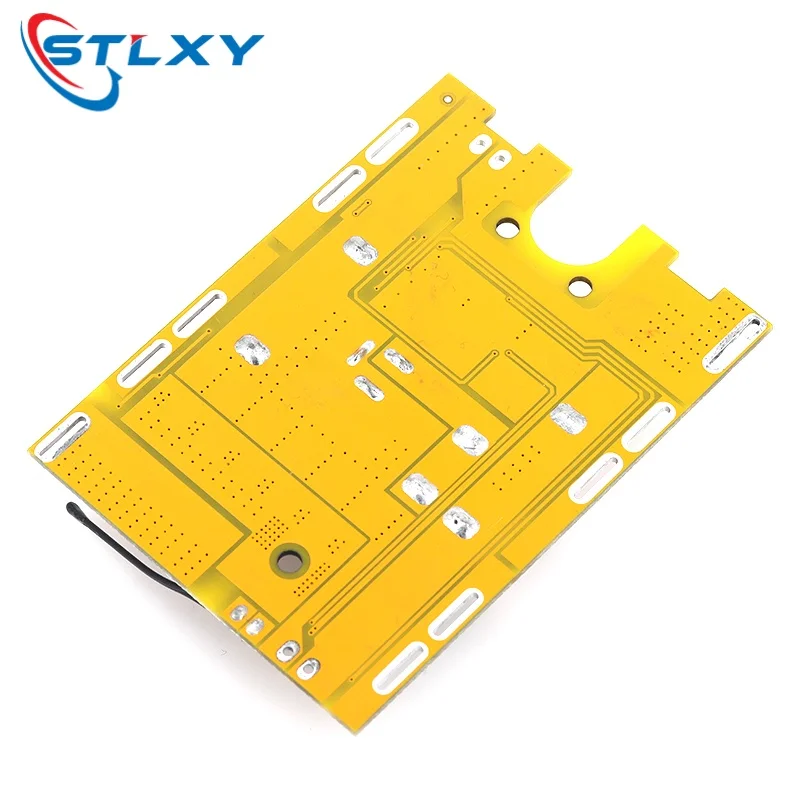 5S 21V 8MOS Li-ion BMS 5-FET with Temp Protection For Makita Style for High Power Tools Yellow PCB
