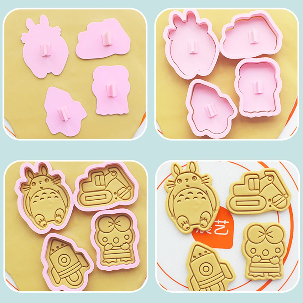 الكرتون عيد الميلاد الزنجبيل رجل كوكي العفن DIY Stampcookie القواطع الخبز الملحقات #6