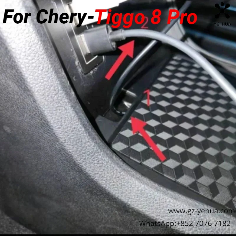 For Chery Tiggo 8 Pro 2021 2022 phone USB charger interface module Automobiles Parts  Modification supplies accesorios para auto