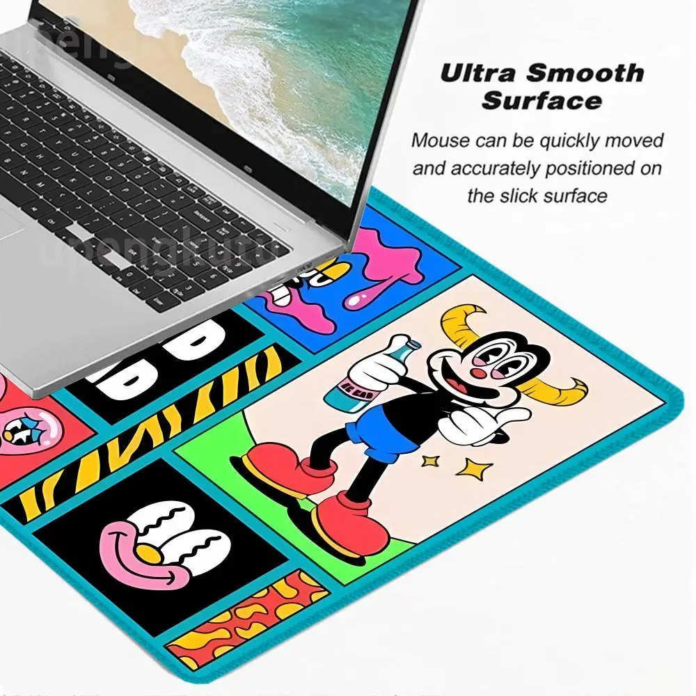 Japan Kawaii Deskmat Gaming Mouse Pad Large Mousepad Japan Anime Mouse Mats Office Carpet Game Accessories Playmat rubber mat