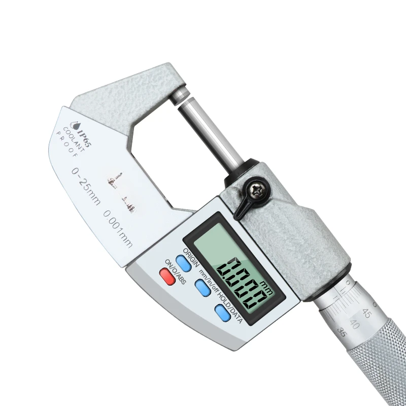 For IP65 waterproof electronic digital outside diameter micrometer high precision side thickness spiral micrometer caliper