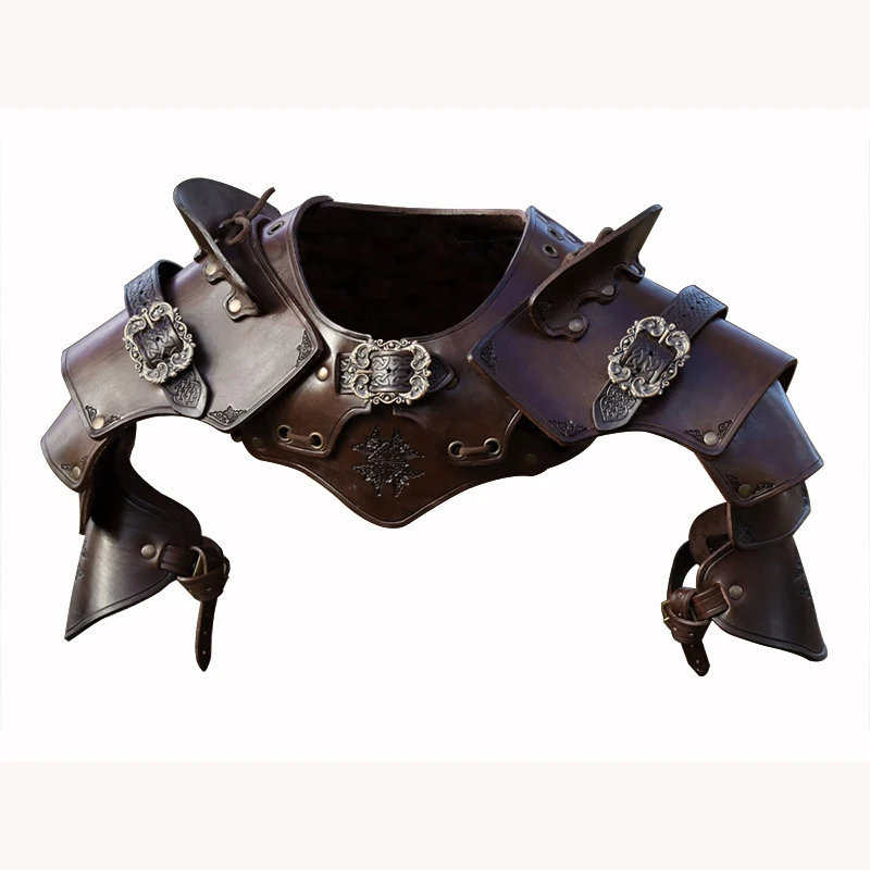 Roman Legion Gladiator Shoulder Guard Armor Pauldrons Viking Knight Samurai Cosplay Costume Historical Movie Role Playing Props