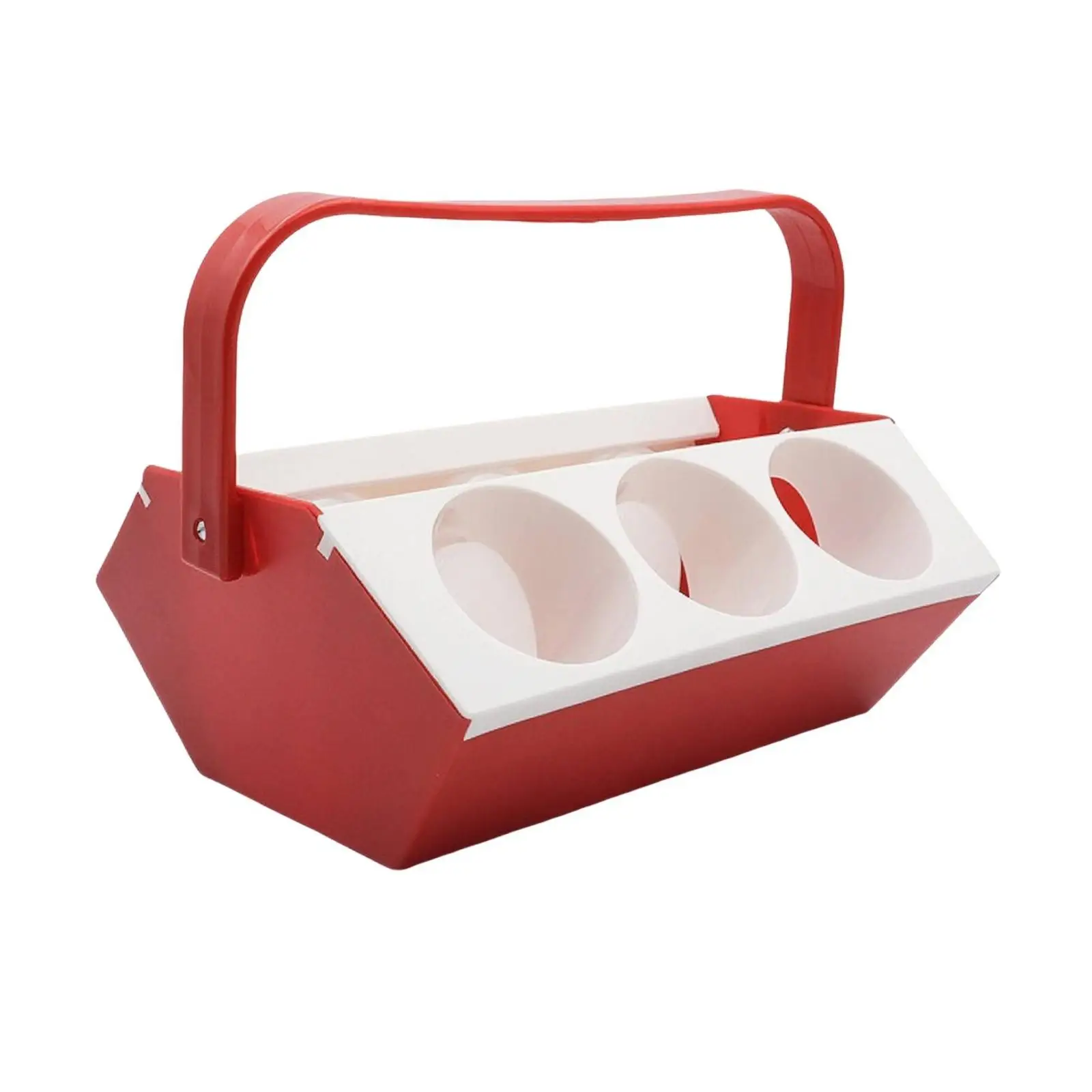 Cold Beer Transport Rack with Ice Storage for Six Bottles Tailgate Party
