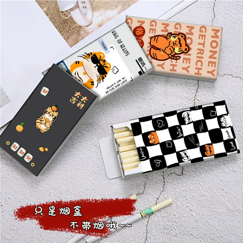 20 Cigarettes 100mm Metal Cigarette Case-Men Women Sliding Cover Cigarette Box Slim Compact Lightweight Portable