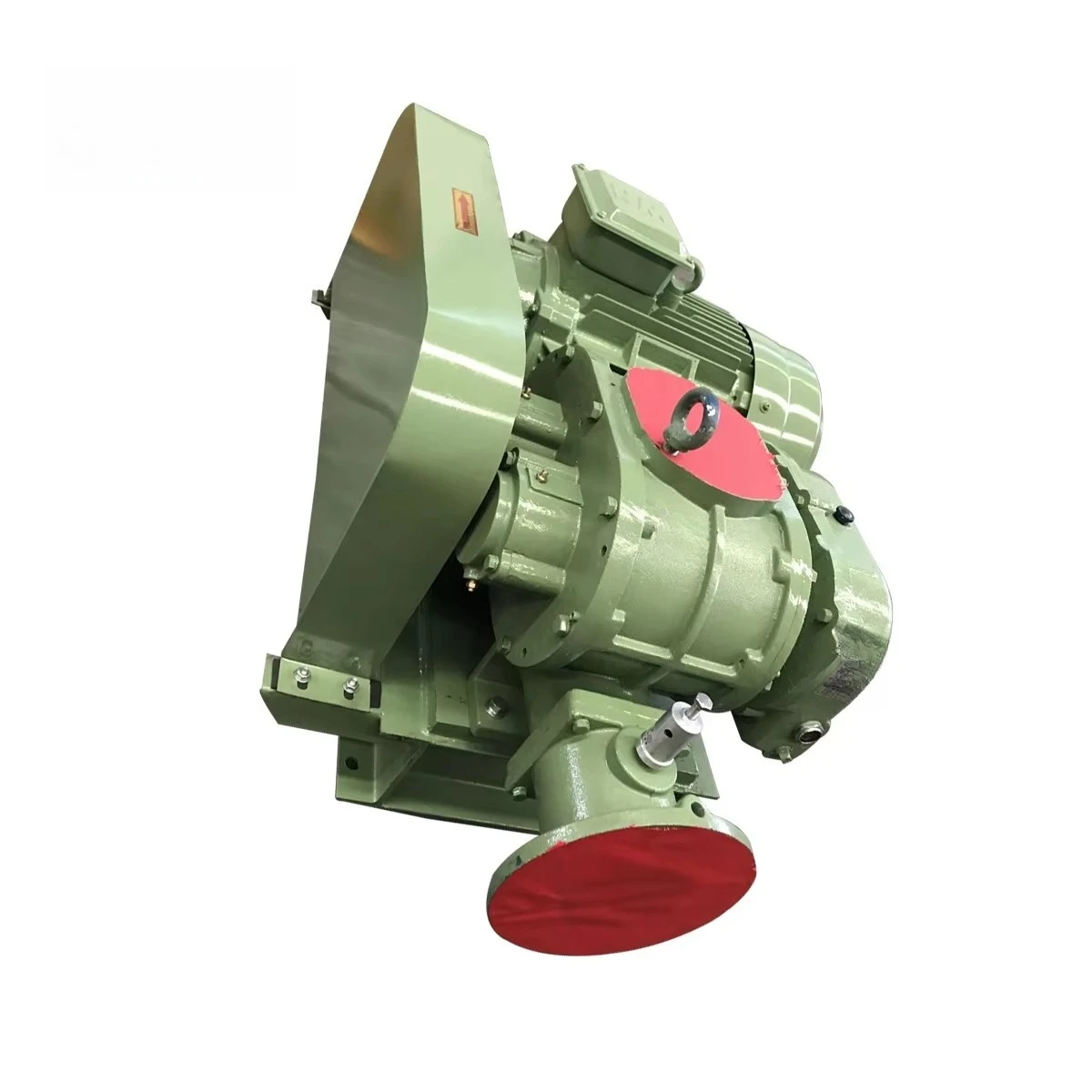Negative Pressure Vacuum Pump High Quality Steel Low Noise Roots Blower Pump Suction Grain Three-Blade Impeller Air Vacuum Pump