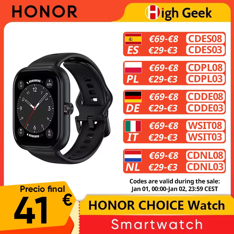 Global Version HONOR CHOICE Watch 1.95