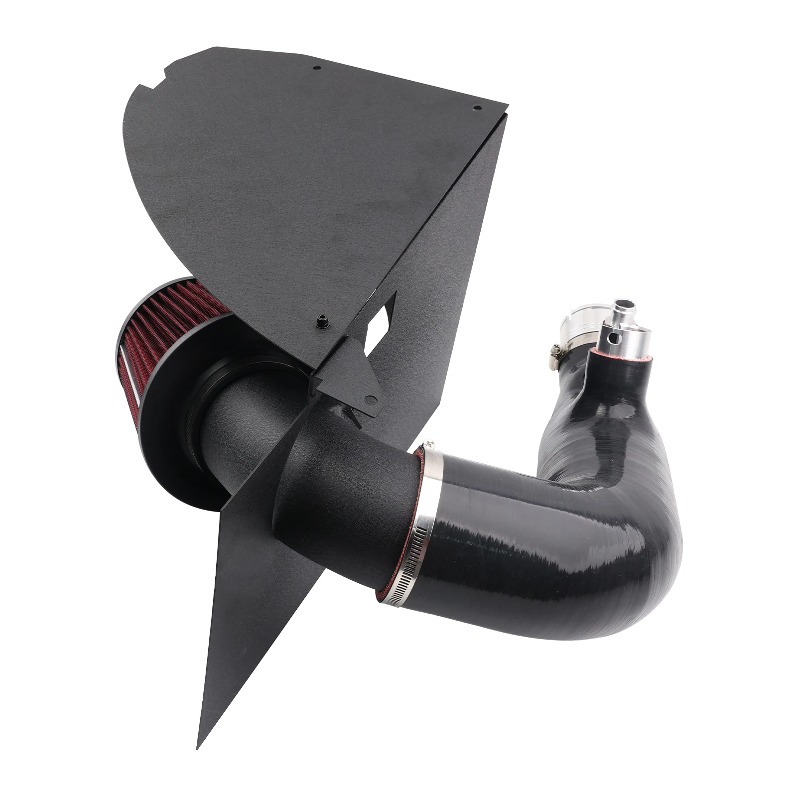 طقم مدخل هواء بارد أسود لـ 2019-2022 BMW 320I 330I G20 G21 2.0L L4 B48 أنبوب مدخل توربو المحرك #2