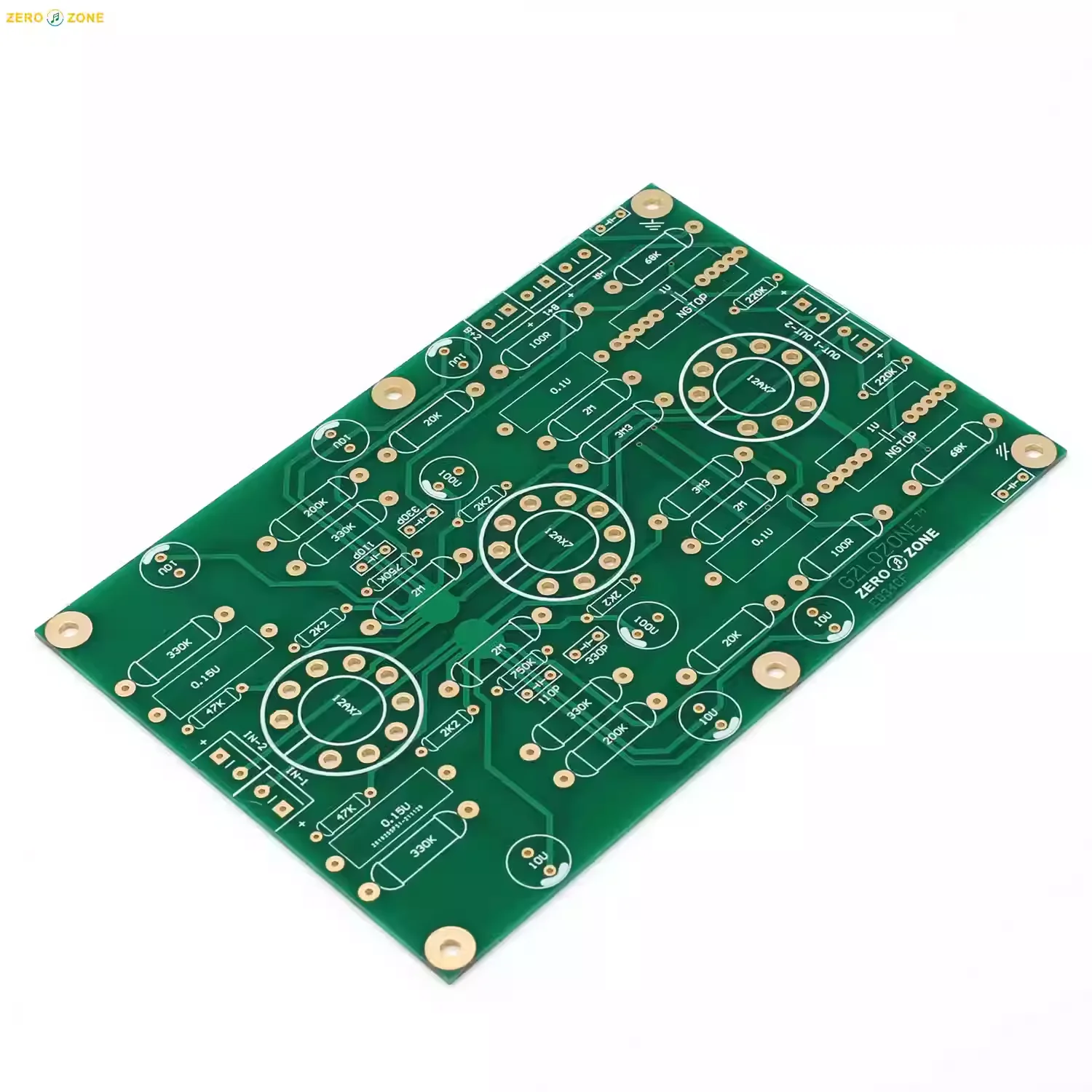 E834 Tube Cartridge Amplifier PCB - (MM Phono Preamp) Reference EAR834 Circuit