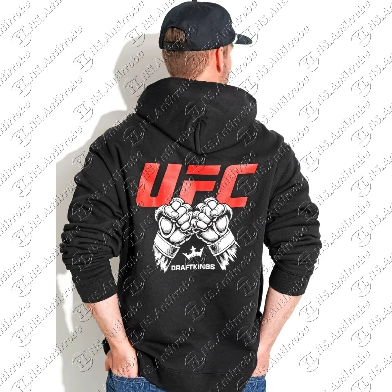 

Новинка 2025 года, персонализированная толстовка с капюшоном UFC, хит продаж, дышащий быстросохнущий боксерский костюм, мужская и женская толстовка для экстремальных видов спорта
