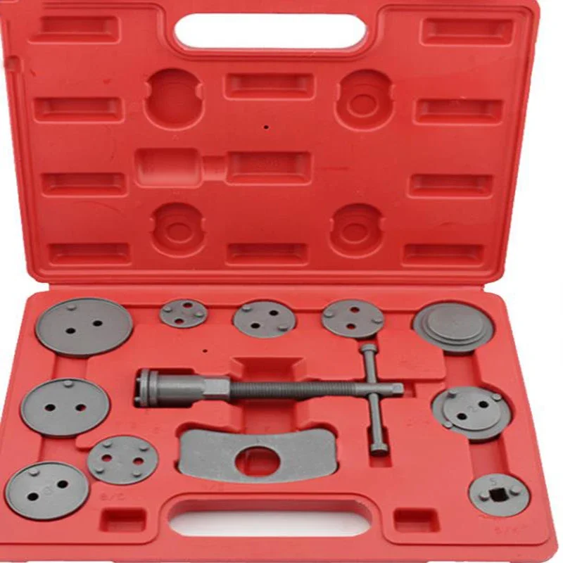 12pcs Universal Car Disc Brake Caliper Wind Back Brake Piston Compressor Tool Kit For Most Automobiles Garage Repair Tools рок usm universal umgi metallica garage inc