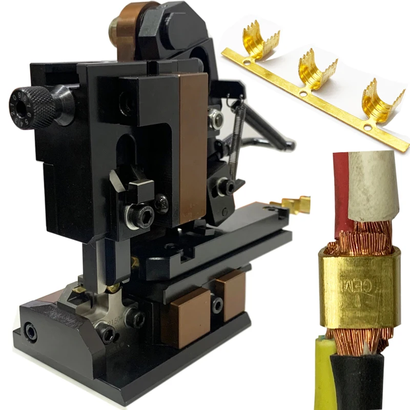 High Precision Splice Applicator U Shape Copper Ring Terminal Crimping Mould Cable Wire Butt Splice Crimp Tooling