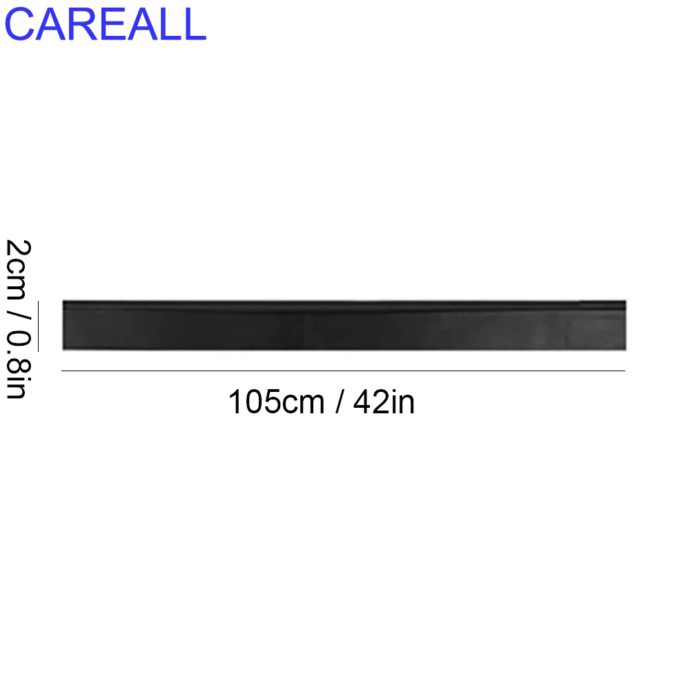 CAREALL 105cm Cut-to-Size Window Squeegee Refills Replacement Squeegee Rubber Glass Scraper Cleaning Tool Part Shower Cleaner