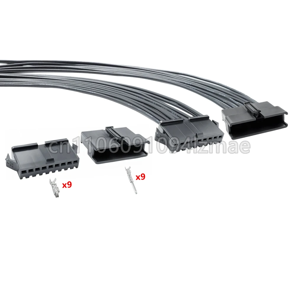 9 Pin Male Or Female Black SM Connector Plug Pitch 2.54MM Housing + Terminals SM-9P SM-9R JST SM2.54 SMR-09V-B SMP-09V-BC