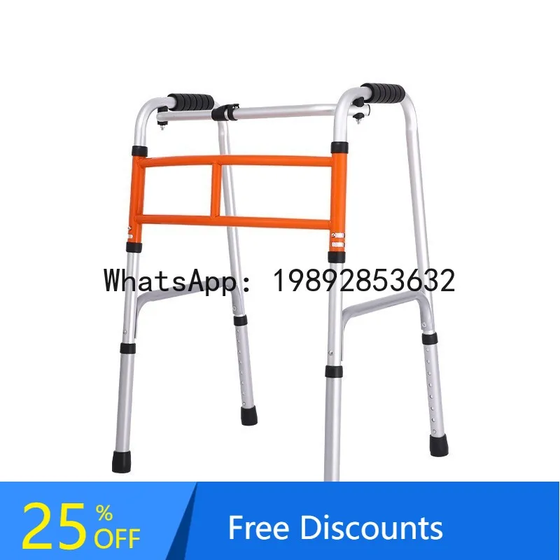 CZ Walking Aid for Weak Lower Limbs, Elderly Walking Device with Armrests
