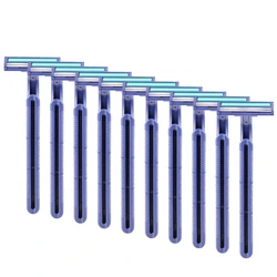 10 PCS High Quality for Head Beard Sensitive Shavers Disposable Razors Twin Blad