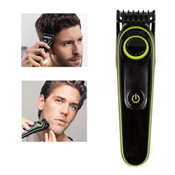 Kemei Adjustable Beard Hair Trimmer For Men Mustache Facial & Body Hair Clipper Electric Trimer Haircut Machine Rechargeable