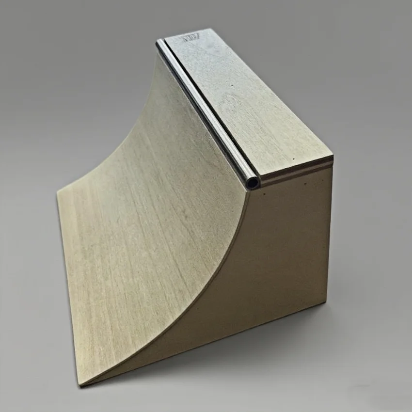 Tisch-Griffbrett-Park-Hindernis-Set, Miniatur-Skate-Park-Rampen-Kombination aus Holz für technische Decks, Desktop-Spielzeug und Geschenk für Teenager