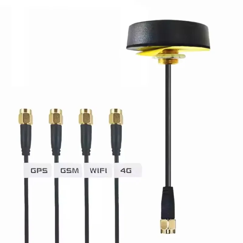 Omni Directional 2400-2500MHz 5dBi Waterproof IP67 Screw Mount Outdoor Puck Cabinet 2.4G Wifi Antenna