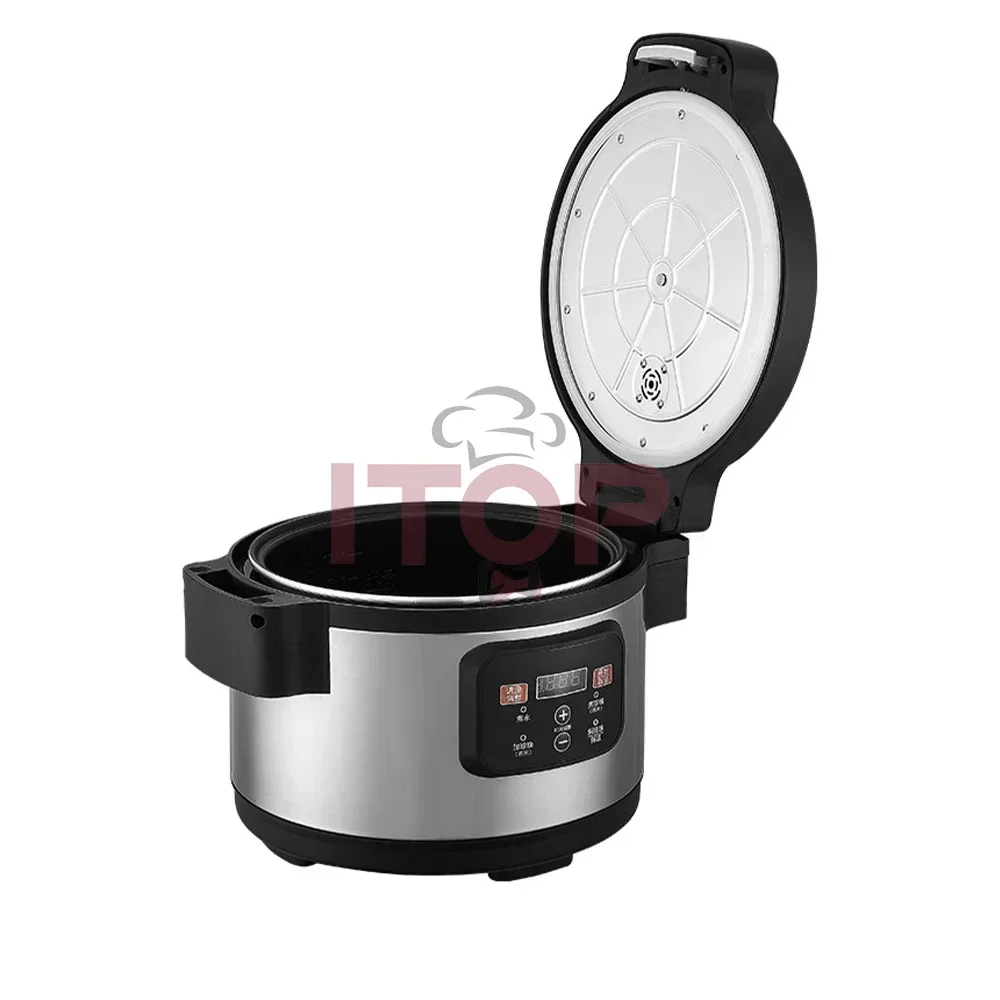 ITOP-máquina de té Boba, olla de cocina de perlas, cocina Boba automática en polvo de perlas hirviendo, máquina de té de la leche con perlas hirviendo de 12L