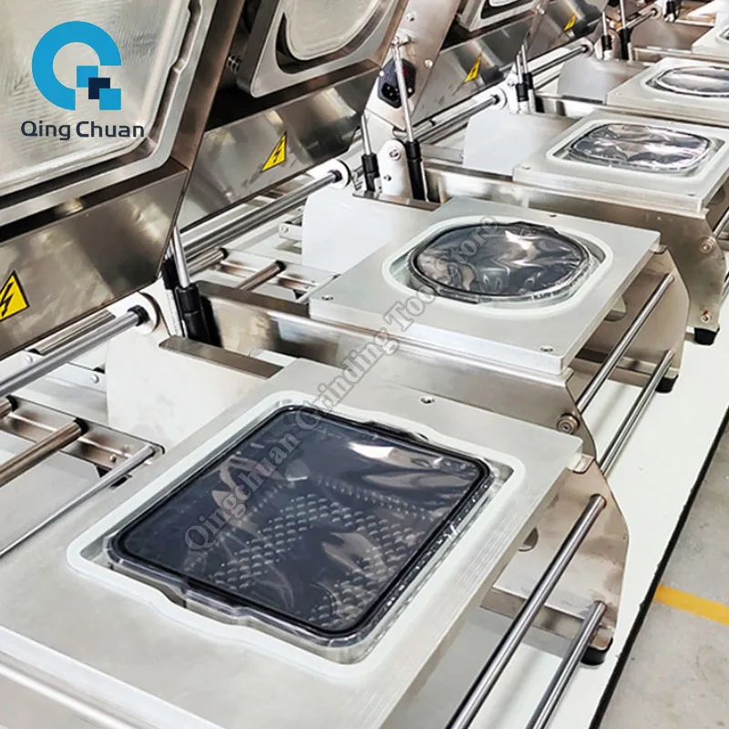 Picture 4: Lock Fresh Box Sealing Machine Disposable Meal Box Sealing Machine Cooked Food Braised Duck Goods Sealing Machine