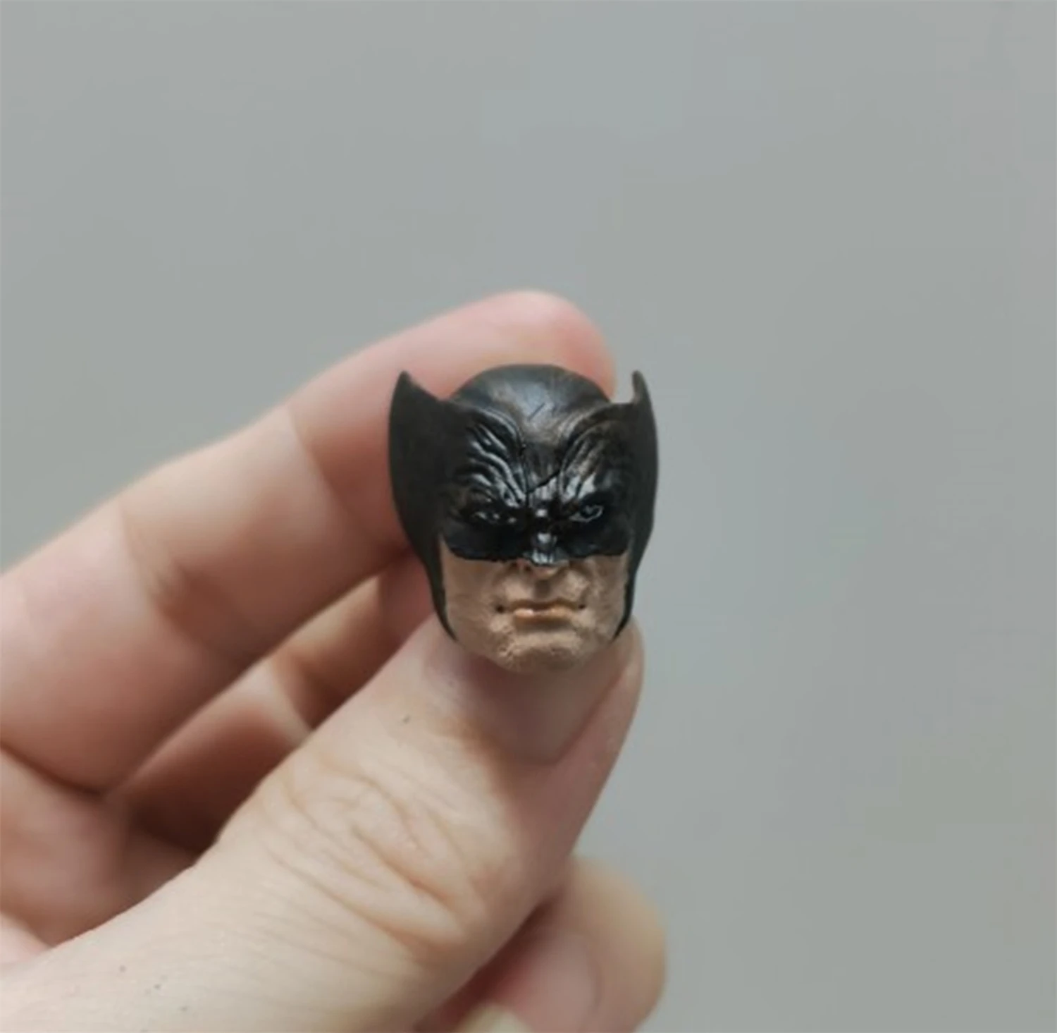 1/12 Scale Head Carved Bat Mask Bruce Wayne Model PVC 6Inch Action Figure Body Doll  