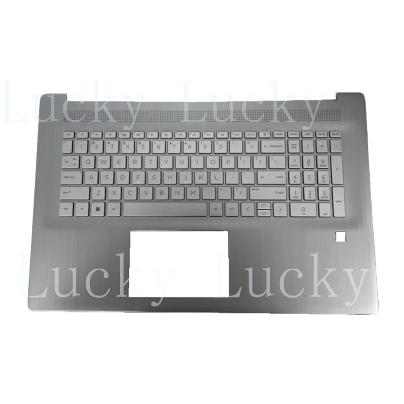 

f US Keyboard&PalmRest For HP 17-CN 17-CP M50457-001 with backlit&fingerprint hole