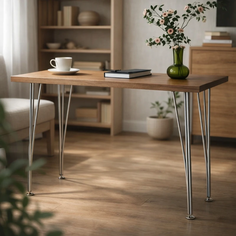 

Опоры для стола из нержавеющей стали, сверхпрочные, антикоррозийные, с несколькими отверстиями, нагрузка до 136 кг, универсальные для обеденного стола, барной стойки, прочная опорная рама