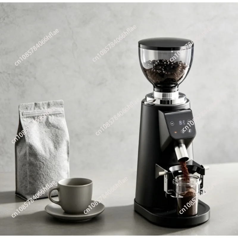 Touch Screen Espresso Coffee Machine with 100 Adjustable Settings, Equipped with Professional 64mm Burr Grinder& 500gBean Hopper