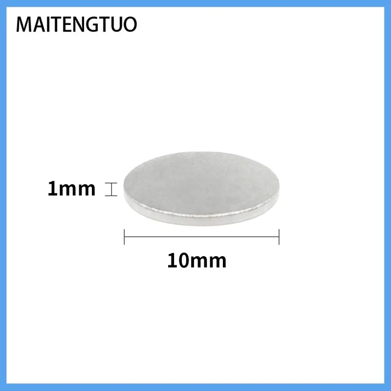 20/50/100/200/500PCS 10x1 Round Strong Magnet 10mm X 1mm Neodymium Permanent Search Magnet Disc 10x1mm Powerful Magnetic 10*1 mm