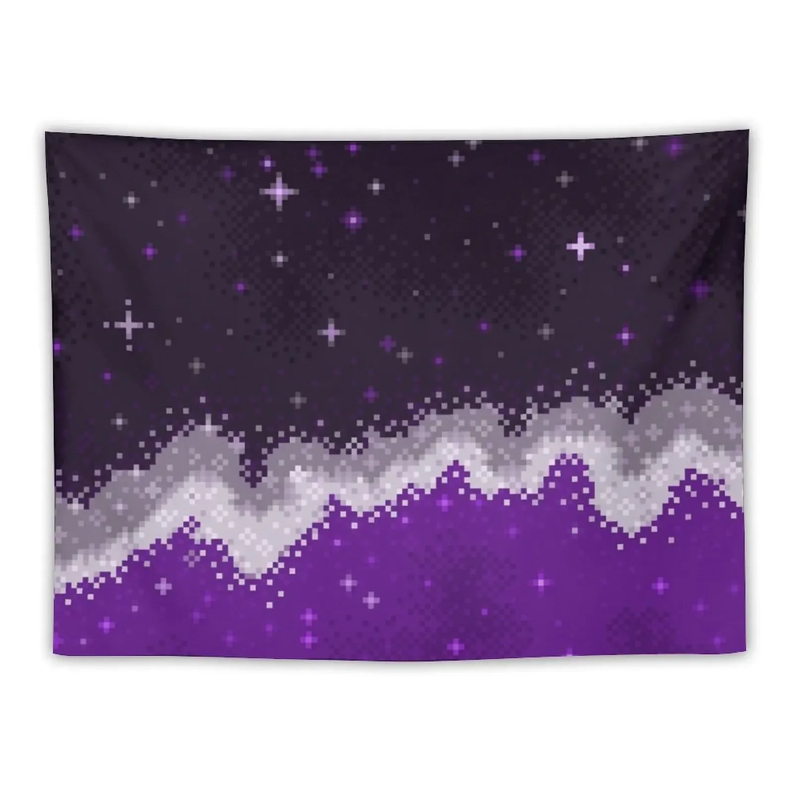 Ace Pride Flag Galaxy Tapestry Home Decorations Aesthetic Bathroom Decor Tapestry