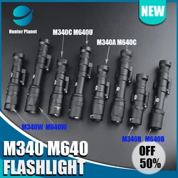 Airsoft Surefir M340 M640 M640B M340A Flashlight High Power Scout Light LED Tactical M300 M600 Hunting Softair Weapon Lamp