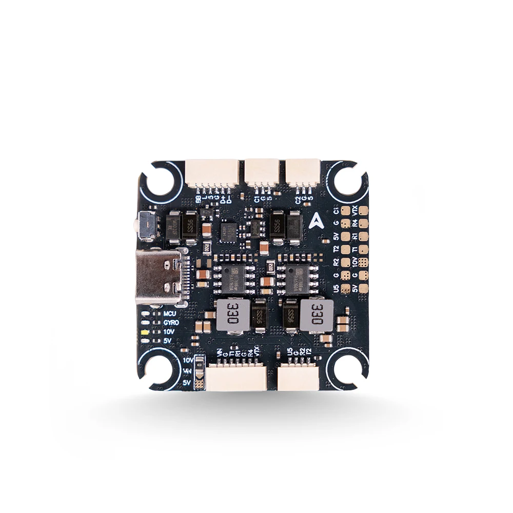 HGLRC H743 12S V1 Flight Controller STM32H743 ICM42688P 16MB Blackbox 8 Motor Outputs for 5-15 inch FPV Racing Drone