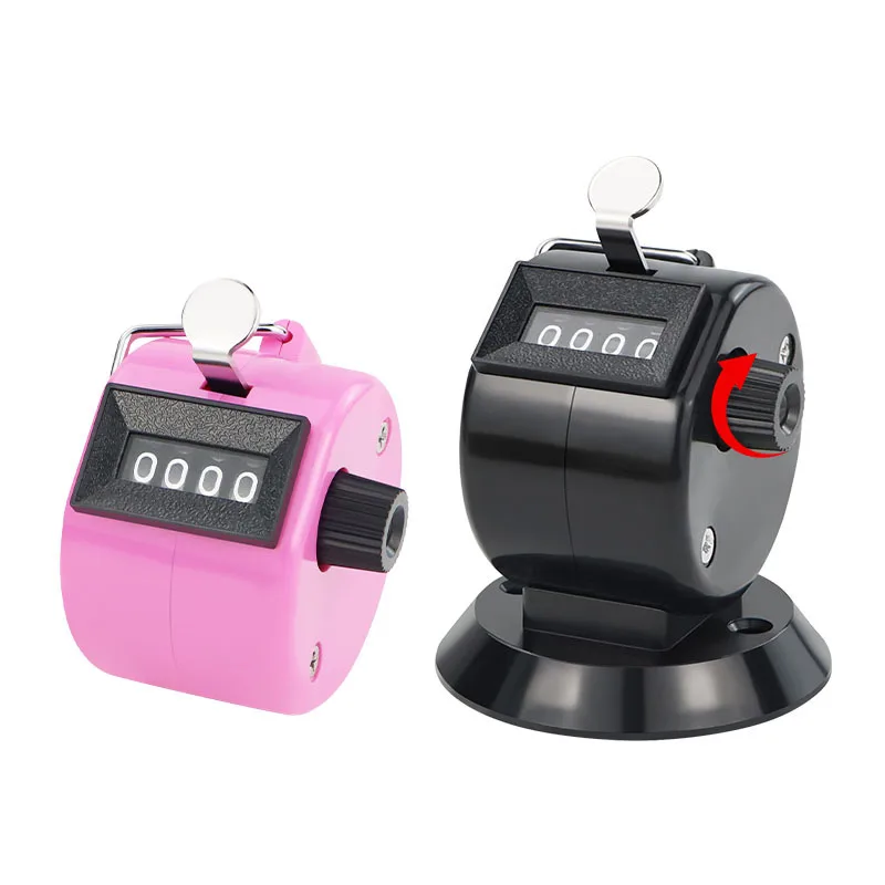 4 Digit Number Counters Handheld Tally Counter Tool Clicker Counter Number Count Color Plastic  Shell For Knitting People Lap