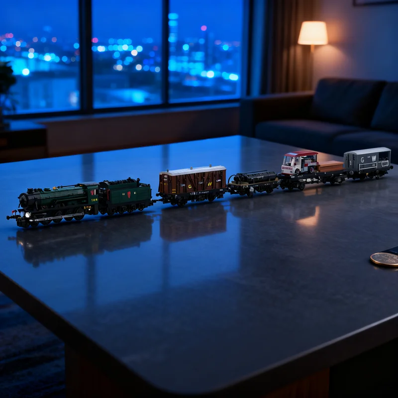 

4411pcs MOC WD Austerity 2 8 0 Freight Train RC Model Building Blocks Construction Christmas Gifts Toy Creative DIY Idea Brick