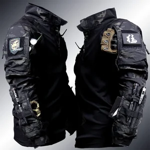 Herren -taktische Froschanzug, Airsoft -Kleidung, Paintball, SWAT -Sturmhemden, Special Forces Police Uniformen, Hosen, 2 Stücke 8 Hauptverkaufstaktische Polizeikleidung - №3