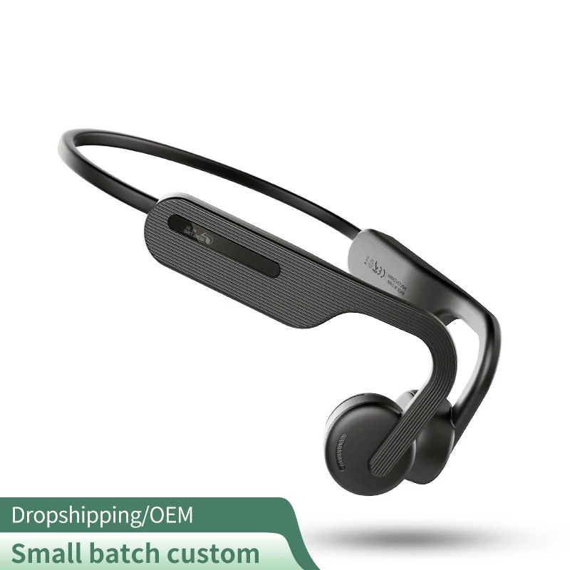 

Headset Earbud Tahan Air, Headphone Konduksi Tulang Solo Dengan Mikrofon