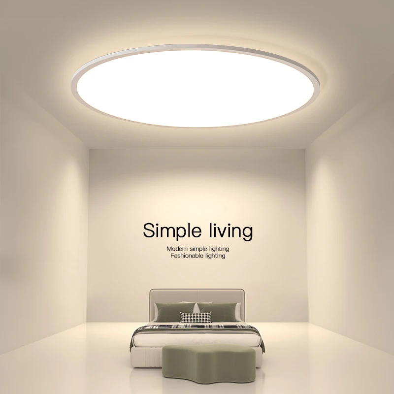 

Modern Minimalist LED Ceiling Light UltraThin Bedroom Study Lamp With Remote Control Home Decor Balcony Aisle Lighting Fixtures