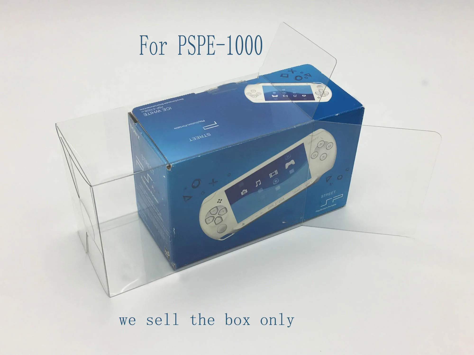 Collection Display Box For PSPE1000/Sony PSP E-1000 Game Storage Transparent Boxes TEP Shell Clear Collect Case