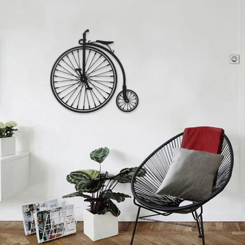 

Bike Wall Decor Cycling Wall Artwork Study Room Home Ornaments Housewarming Gift D08D