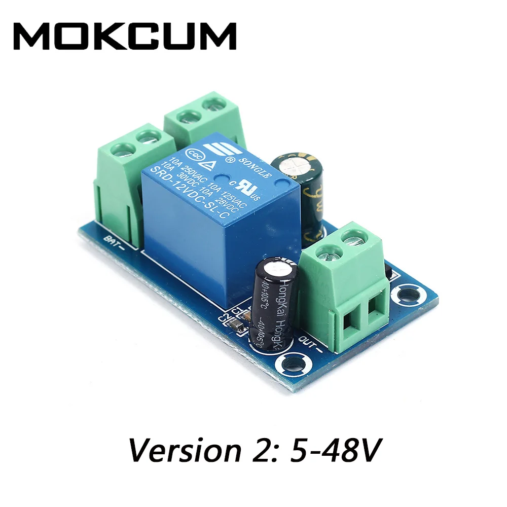 UPS Power-OFF Protection Module Emergency Cut-off Battery Control Board Auto Switching Module Power Supply DC 5V-48V 12V-48V