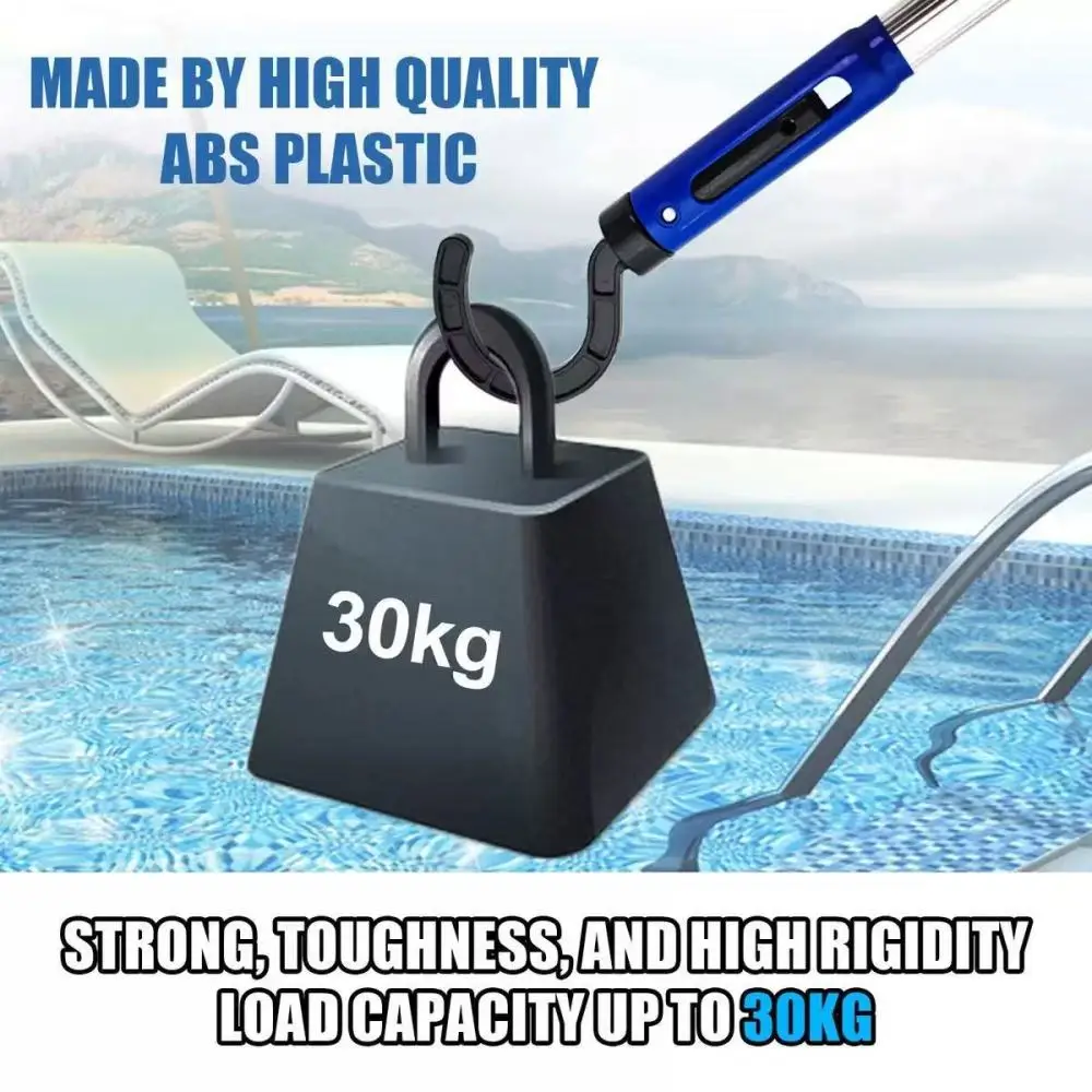 Durable Swimming Pool Tool Hook Robotic Pool Cleaner Pole Net Storage Holder Garden Maintenance Supplies Accessory