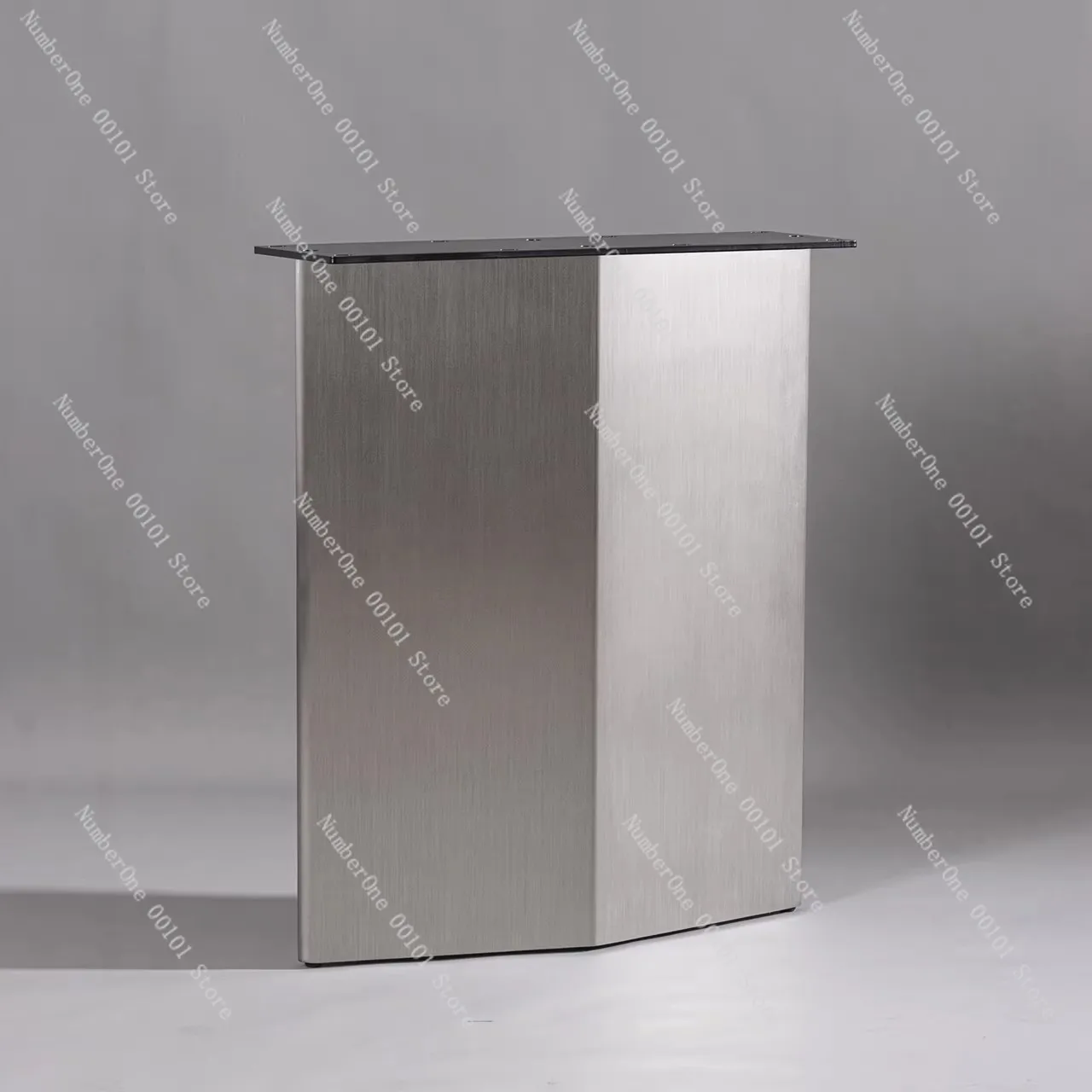 201 stainless steel brushed triangle table legs - minimalist, elegant, and luxurious - suitable for solid wood, marble, and sint