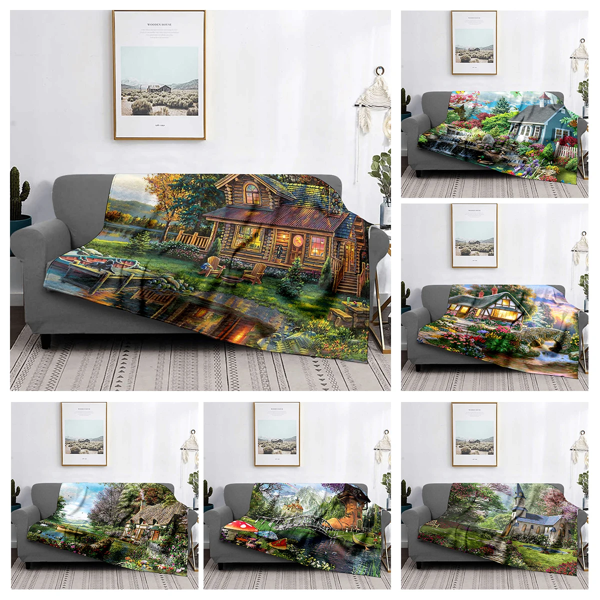 Home decoration plush Sofa blanket Colorful Animal  Bedspread on the bed anime fluffy soft blankets thick blanket for winte