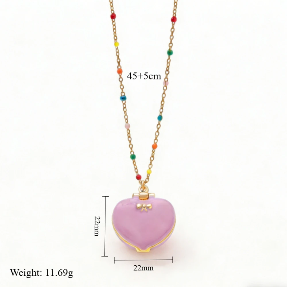 Cute Five Pointed Star Love Box Necklace for Women