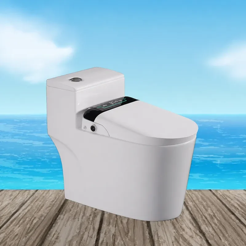 Smart Toilet Seat Cover Automatic Flip Drying Instant Hot Water Electric Heating Bidet Flush Household Bathroom Accessory