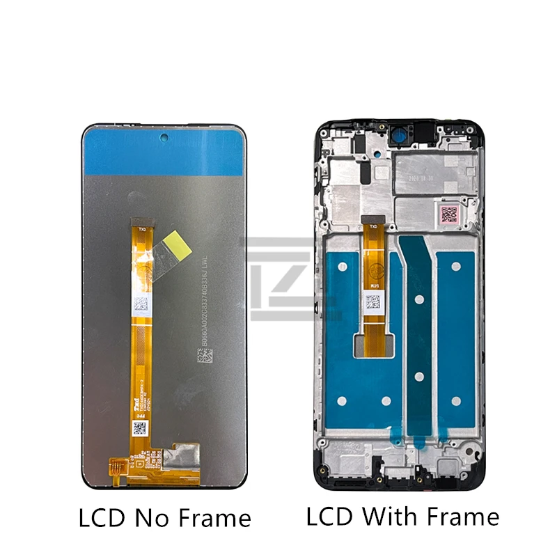 For LG K52 K520 LCD Display Touch Screen Digitizer Assembly With Frame For LG K62 K525 Display Replacement Repair Parts 6.6\