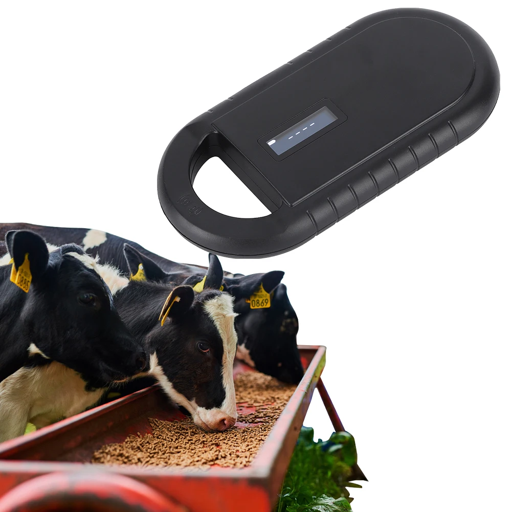 Pet Microchip Scanner Rechargeable 134.2kHz 125kHz Reader with OLED Display for ISO FDX-B and ID64 Compatibility