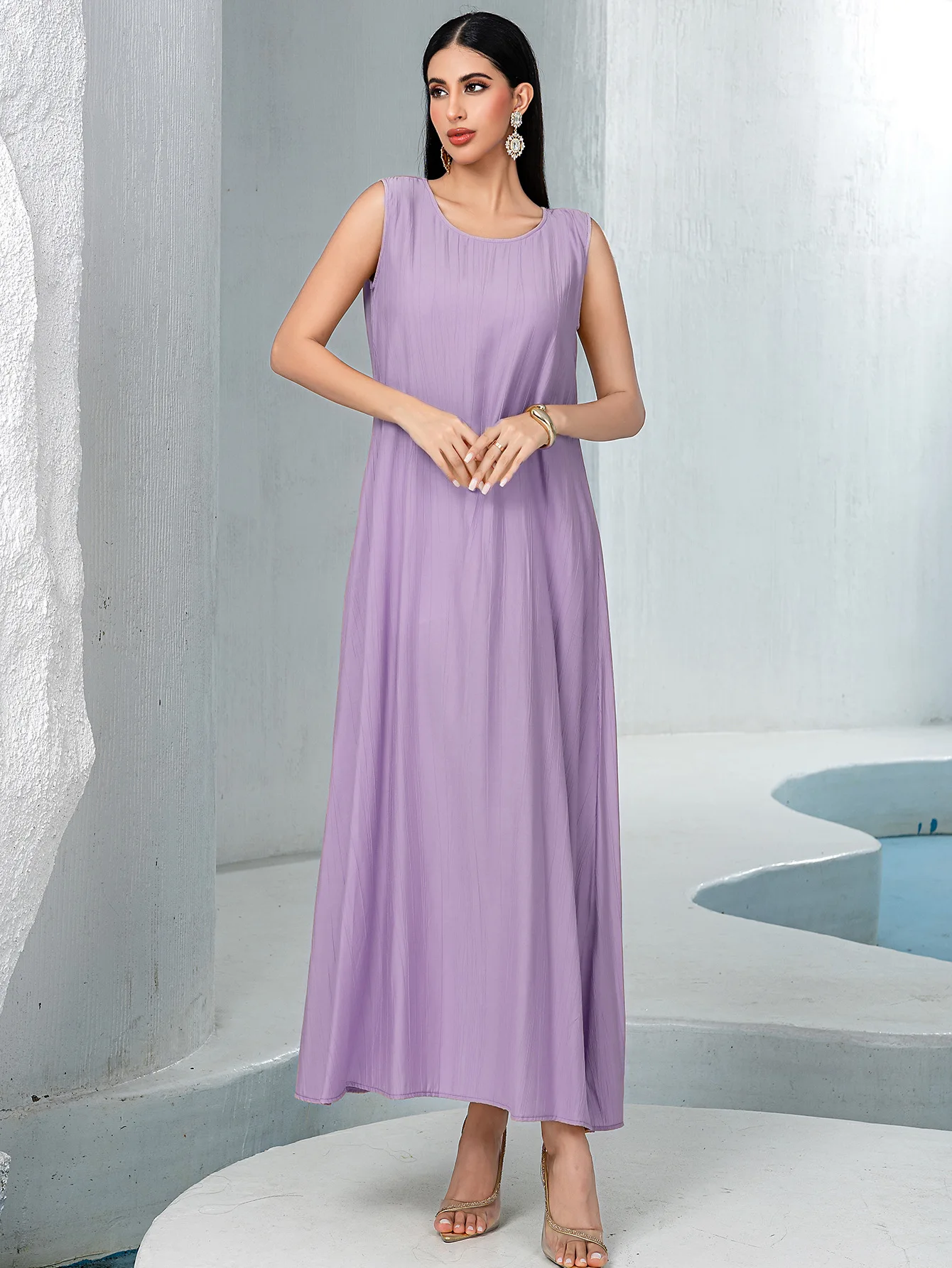 Ramadan Eid Dubai Türkische Abaya Arabisch Muslimischen Kleid Ärmellose Innere Weste Kleider Islam für Frauen Robe Musulmane Femme Vestidos